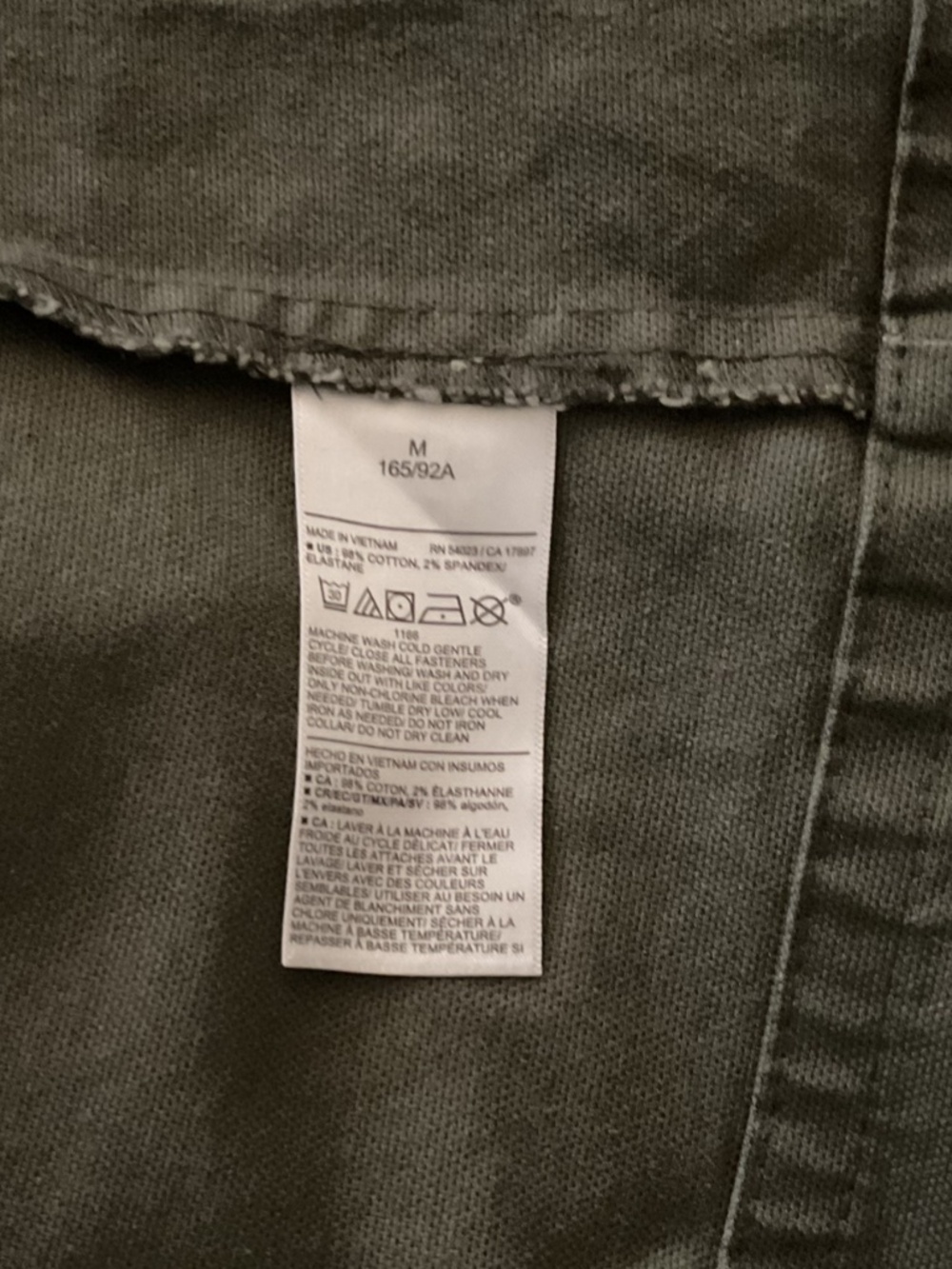 Old Navy Barn Jacket in Heritage Green Size Medium - Picture 6 of 6